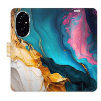 iSaprio Flip pouzdro Colourful Marble pro Honor 200