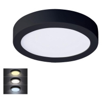 WD170-B - LED Stropní svítidlo LED/12W/230V 3000/4000/6000K černá kulatý