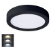 WD170-B - LED Stropní svítidlo LED/12W/230V 3000/4000/6000K černá kulatý