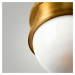 HUDSON VALLEY závěsné svítidlo BROOMLEY mosaz/sklo mosaz/opál E27 1x8W 272-41-CE