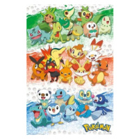 Plakát 61x91,5cm - Pokemon - First Partners