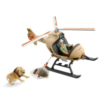 Schleich Záchranný vrtulník pro zvířata