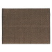 Douceur d intérieur TAPIS RECTANGLE 120 x 170 CM JUTE UNI+COTON UNI LIVIO NOIR Hnědá