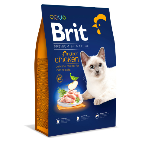 Brit Premium by Nature Cat Indoor Chicken 8 kg