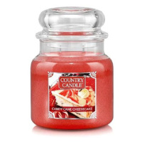 Country Candle Svíčka ve skleněné dóze, Tvarohový koláč z cukrové třtiny, 453 g