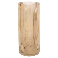 Světle hnědá skleněná váza PT LIVING Allure, výška 30 cm