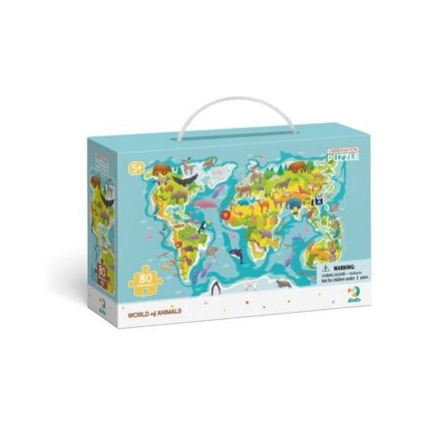 TM Toys Dodo Puzzle s hledáním obrázků Svět zvířat 80 dílků