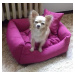 Vsepropejska Lux nadýchaný pelech pro psa Barva: Růžová, Rozměr (cm): 130 x 110