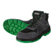 PARKSIDE® Pánská kožená bezpečnostní obuv S3 (44, šedá/zelená)