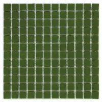 Skleněná mozaika Mosavit Monocolores Verde 30x30 cm lesk MC301