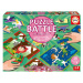 Puzzle Battle pohádky Stories Junior Educa 16 druhů puzzle 144 dílků a 16 karet s obrázky od 4 l