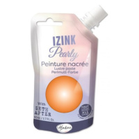 Perleťová barva Aladine Izink Pearl 80 ml - tangerine oranžová Aladine