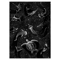 Ilustrace Cosmic ocean, Aliriza Cakir, (30 x 40 cm)