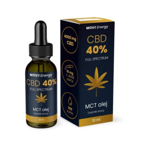 MOVit CBD 40% Full Spectrum MCT olej 10ml