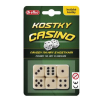 EFKO  Hrací kostky Casino keramické