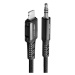 Acefast C1-06 MFI Lightning  / 3.5 jack audio kabel 1,2m Black