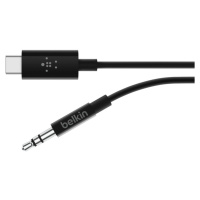Belkin USB-C kabel s audio kabelem 0,9m černý