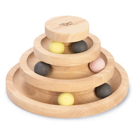 Designed by Lotte dřevěná hrací věž pro kočky Mia - 1 ks