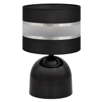 Stolní lampa HELEN 1xE27/15W/230V černá/stříbrná