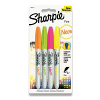 Permanentní popisovač Sharpie Neon sada 4 barev Sharpie