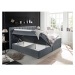 Boxspring postel ALASKA 180x200 cm antracit