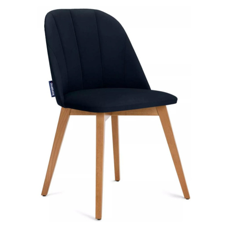 Konsimo Sp. z o.o. Sp. k. Jídelní židle RIFO 86x48 cm tmavě modrá/světlý dub