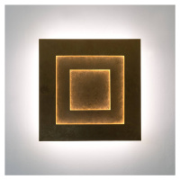 Holländer LED nástěnné světlo Masaccio Quadrato, zlatá
