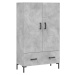 vidaXL Skříň highboard betonově šedá 69,5x31x115 cm kompozitní dřevo