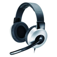 Headset Genius HS-05A 31710011100 / 20 Hz až 20 kHz / 102 dB / 32 ohm / černá/stříbrná / ZÁNOVNÍ