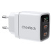 ChoeTech PD35W Dual Type-C GAN PD35W Wall Charger, white