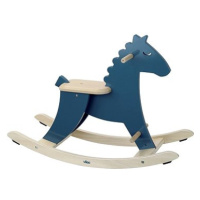 Vilac Dřevěný houpací kůň modrý