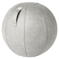 VLUV Sedací míč VEGA, veganská kůže, 600 - 650 mm, cementová