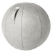 VLUV Sedací míč VEGA, veganská kůže, 600 - 650 mm, cementová