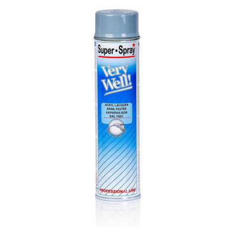 Sprej VeryWell RAL7001 600ml Motip