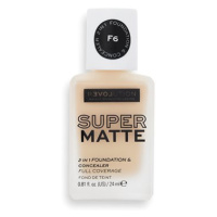 REVOLUTION RELOVE Supermatte Foundation F6 24 ml