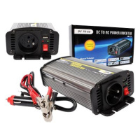 Carspa 24V/230V+USB 600W