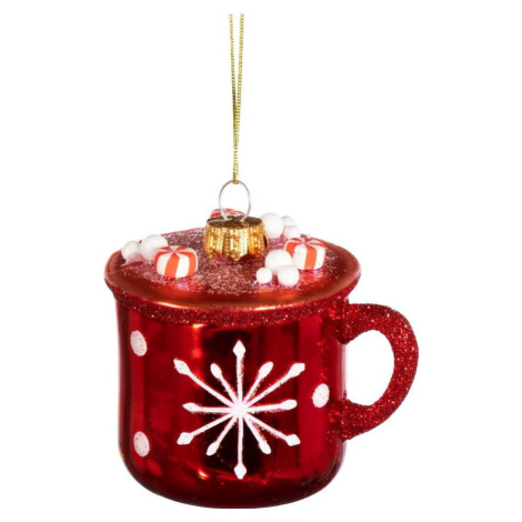 Skleněná vánoční ozdoba Hot Chocolate – Sass & Belle