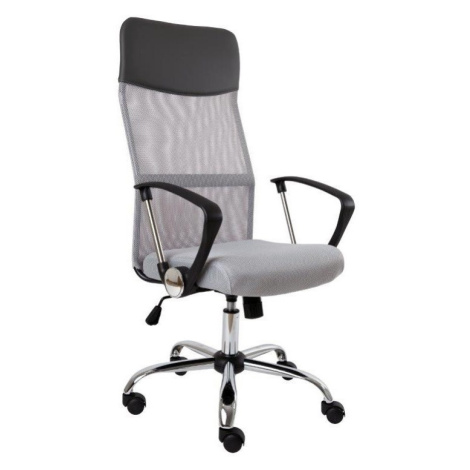 Kancelářská židle BREVIRO, šedá/černá ALBA