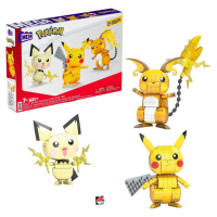 Mega Construx Postav a vystav si Pikachu a jeho vývojové Trio GYH06