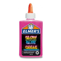 Lepidlo Elmer´s Glow in Dark Glue 147 ml, výběr barev růžové ELMER´S