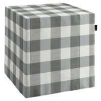 Dekoria Sedák Cube - kostka pevná 40x40x40, šedá kostka velká, 40 x 40 x 40 cm, Quadro, 136-13