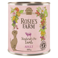 Rosie's Farm Adult, 24 x 800 g - 20 + 4 zdarma! - jehněčí