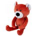 BalibaZoo Dětská plyšová hračka/mazlíček Medvídek 19 cm, cihlový