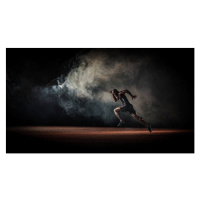 Fotografie Athlete running, simonkr, 40x22.5 cm