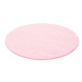 Kusový Life Shaggy 1500 pink kruh 80×80 cm kruh