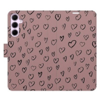 iSaprio Flip pouzdro Heart Dark 02 pro Samsung Galaxy A55 5G