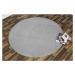 Hanse Home Collection koberce Kusový koberec Nasty 101595 Silber kruh - 133x133 (průměr) kruh cm