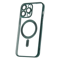 Silikonové TPU pouzdro Mag Color Chrome pro Apple iPhone 15 Pro, zelená