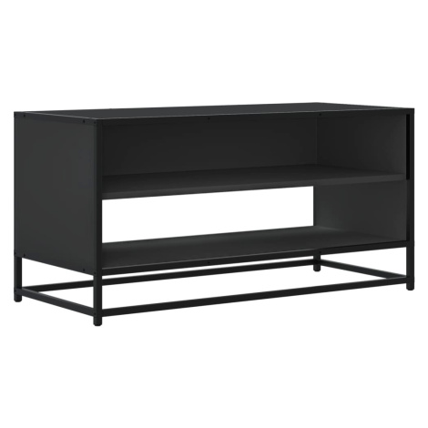 vidaXL TV skříňka černá 91 x 40 x 46 cm kompozitní dřevo a kov
