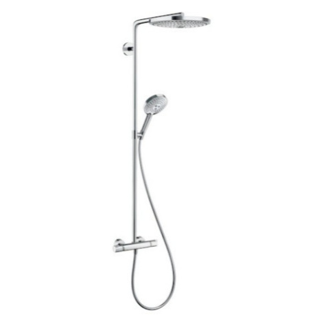 Hansgrohe Raindance Select S sprchový systém na stěnu s termostatickou baterií bílá/chrom 27 133